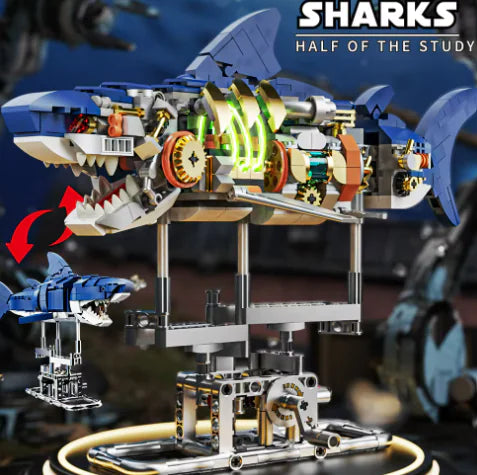 Semi-Mechanical Shark Light Toy