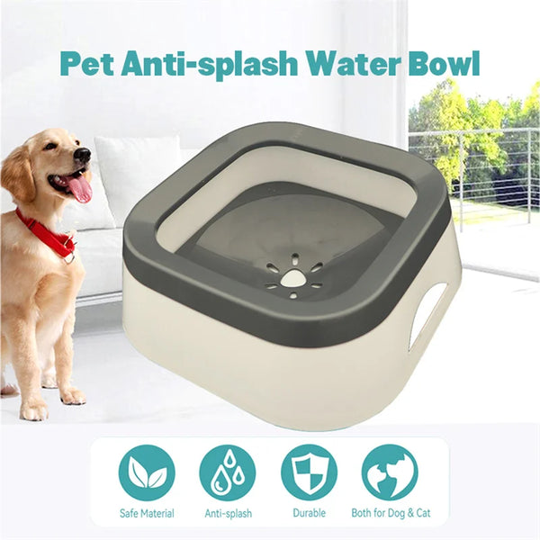 Splash-Free Pet Water Bowl